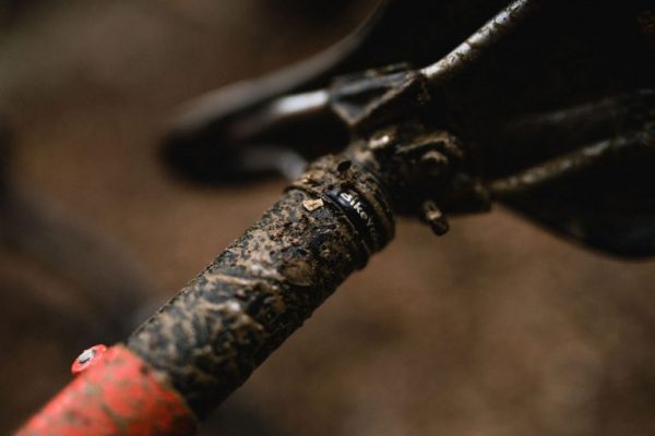a muddy improperly taken care of seatpost