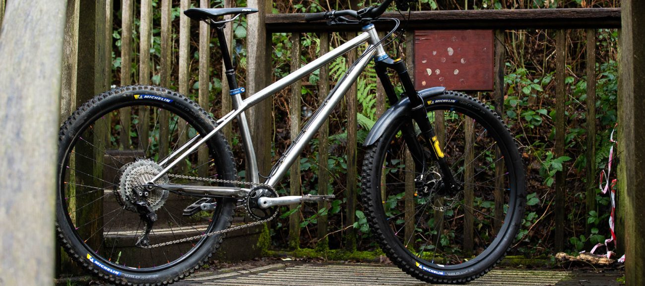 Starling Cycles Roost cwmcarn close up of frame