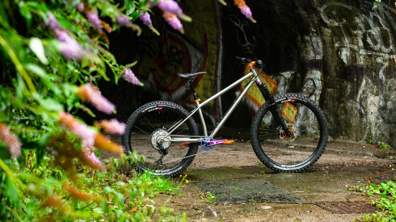 starling cycles roost in tunnel with flowers in foreground