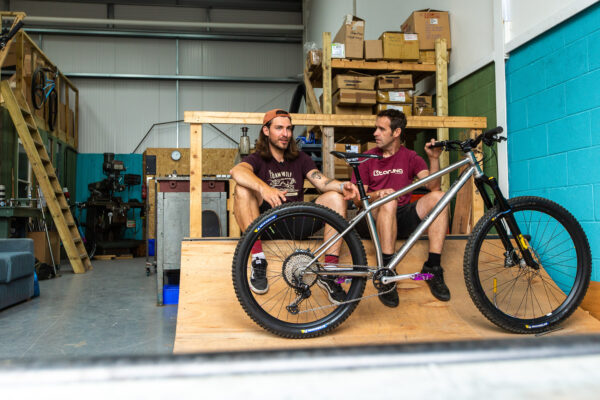 Joe and the loam wolf sit behind a starling roost having a discussion in the starling workshop.
