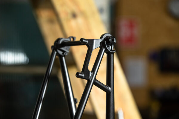 the brake mount of a swing arm