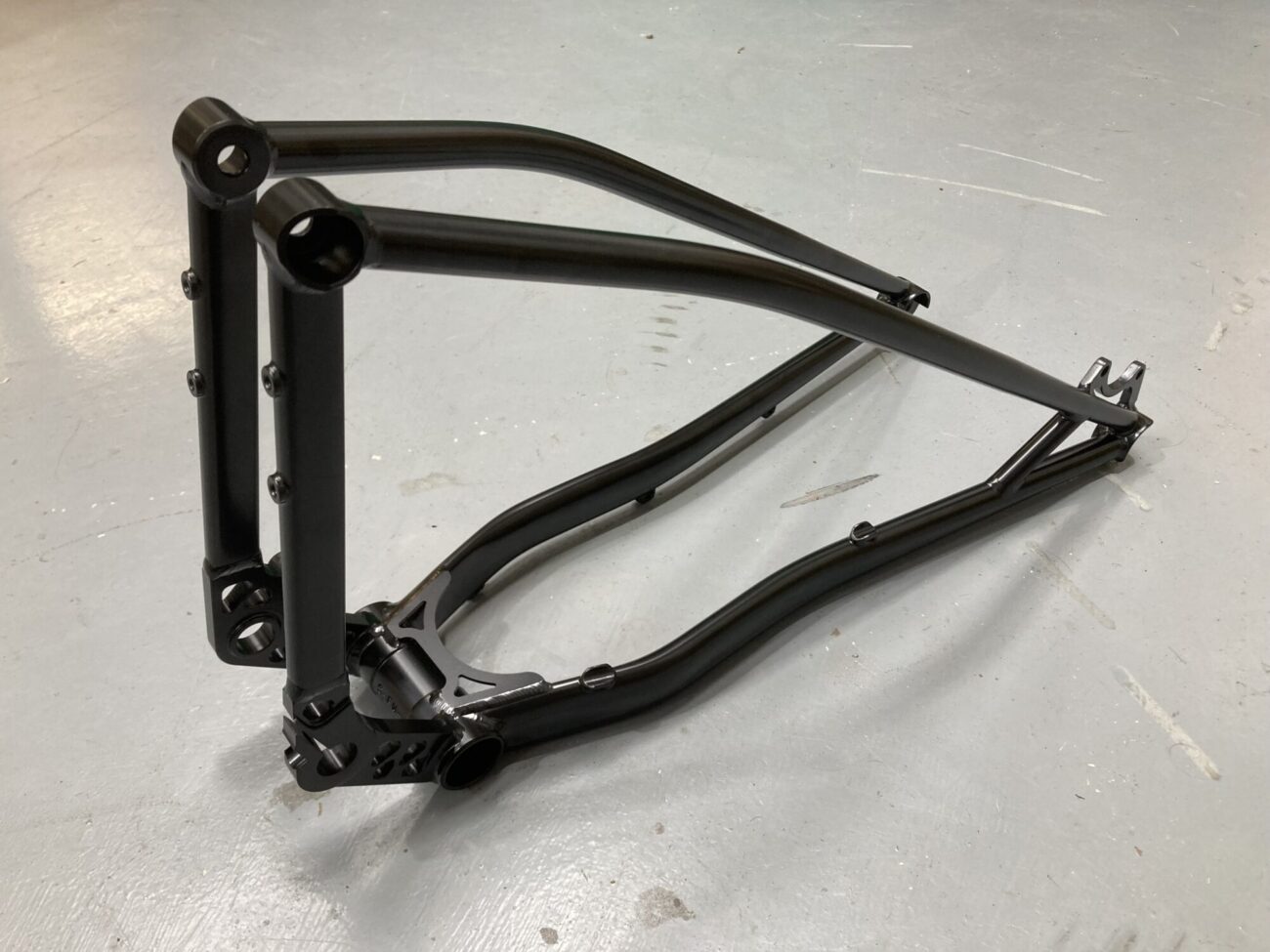 a swing arm assembly for a bike
