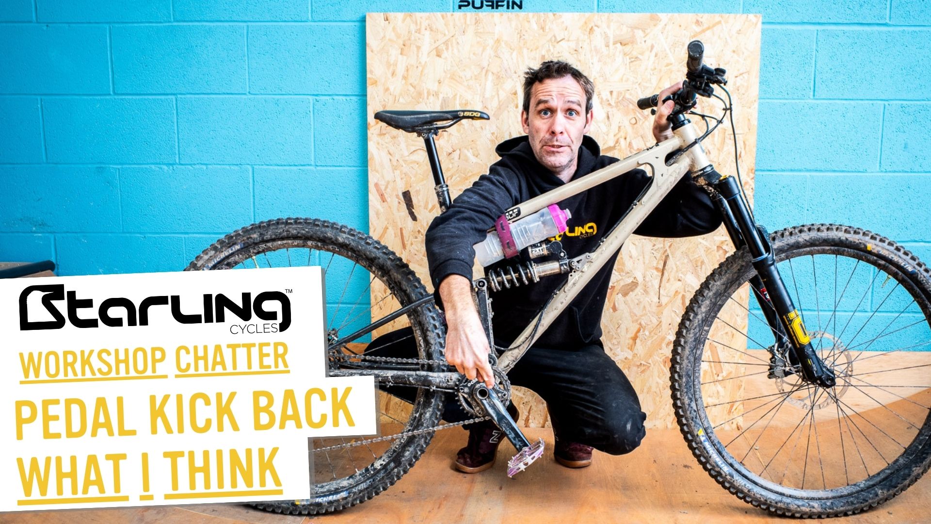 Pedal kick mtb best sale